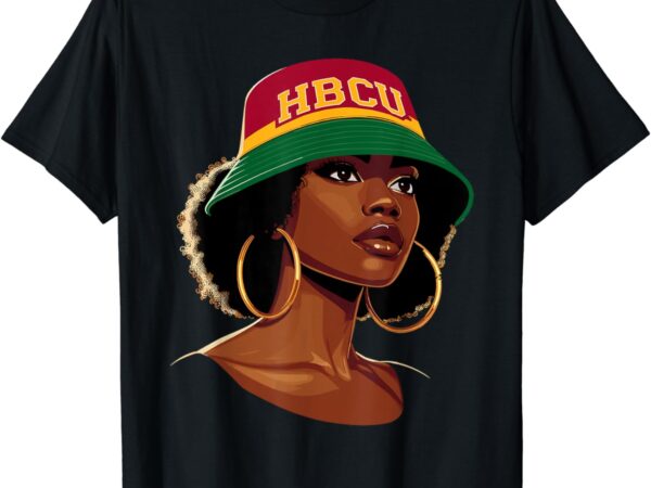 Beautiful black educated hbcu t-shirt