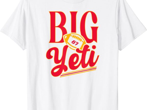 Big yeti shirt 87 number men women kids t-shirt