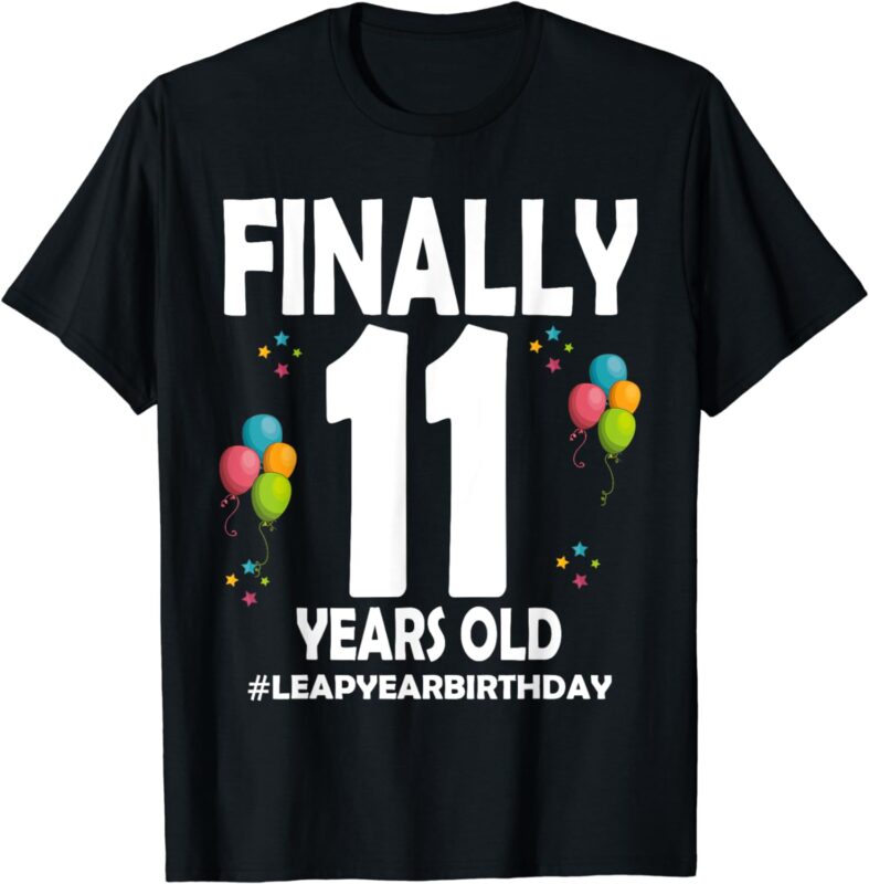 Birthday Finally 11 Years Old T-Shirt