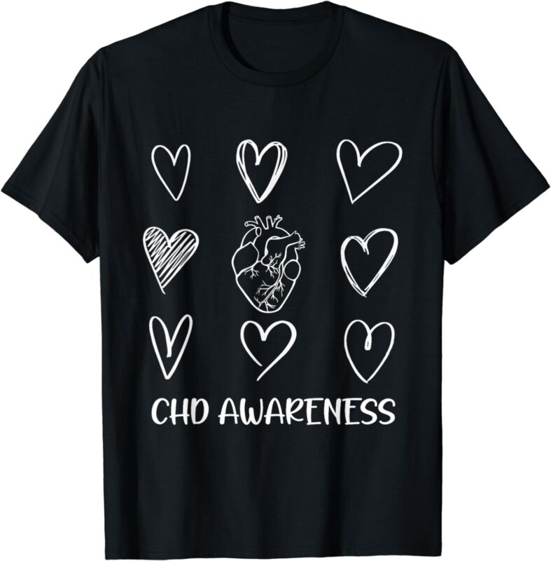 CHD Awareness Warrior-Heart Disease Month Awareness T-Shirt