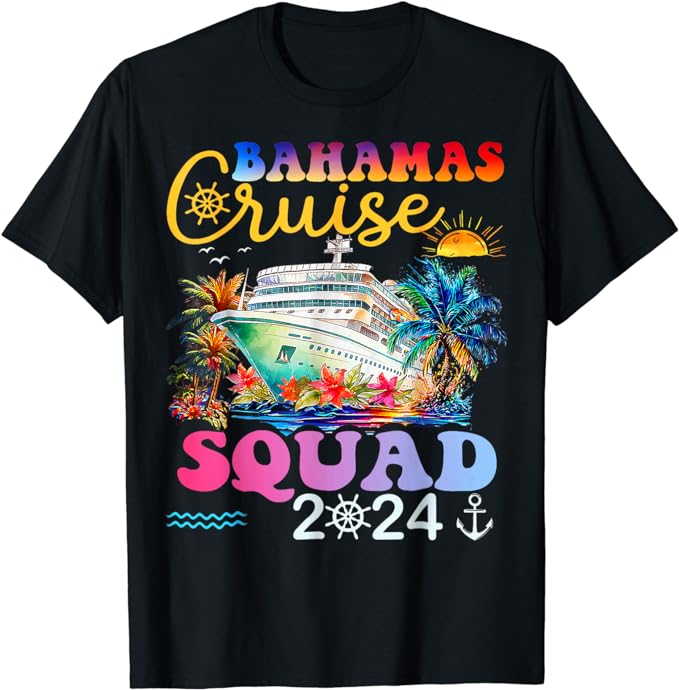 Family Cruise Squad Bahamas 2024 Summer Matching Vacation T-Shirt