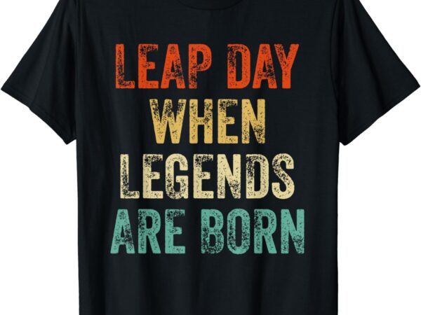 February 29 birthday shirt for men women kids cool leap year t-shirt