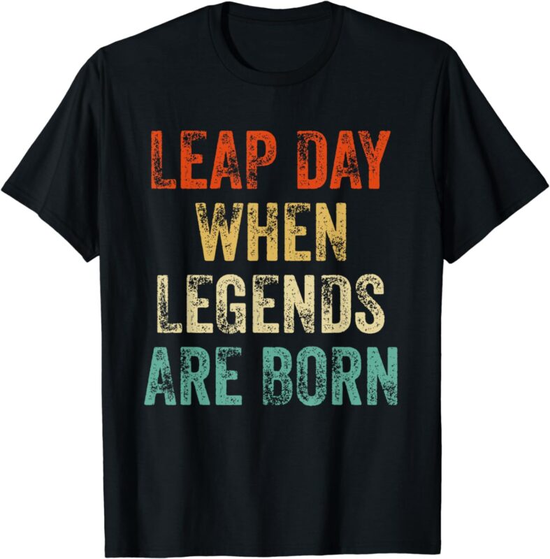 February 29 Birthday Shirt for Men Women Kids Cool Leap Year T-Shirt