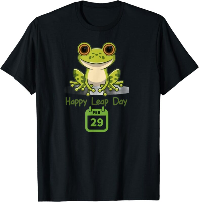 February 29th Leap Day Frog Cute Matching Leap Year 2024 T-Shirt