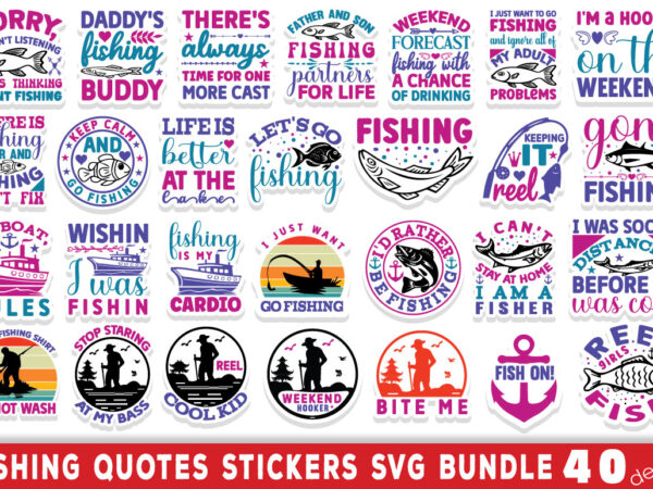 Fishing quotes tshirt bundle fishing quotes svg bundle