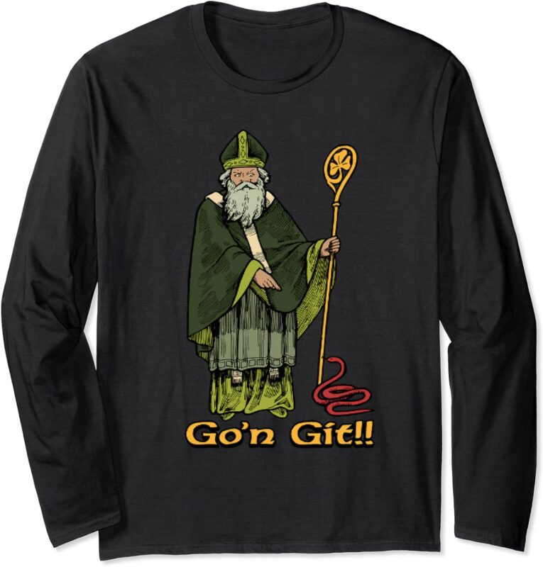 Funny Go’n git st patrick Long Sleeve T-Shirt