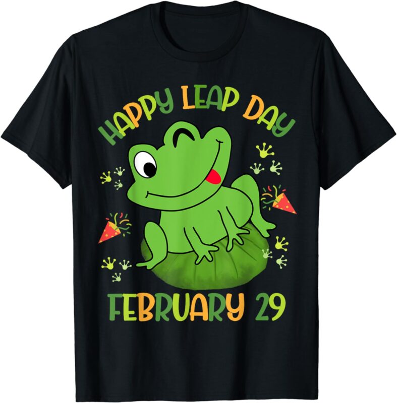 Happy Leap Day Year 2024 February 29th Funny Frog lovers T-Shirt