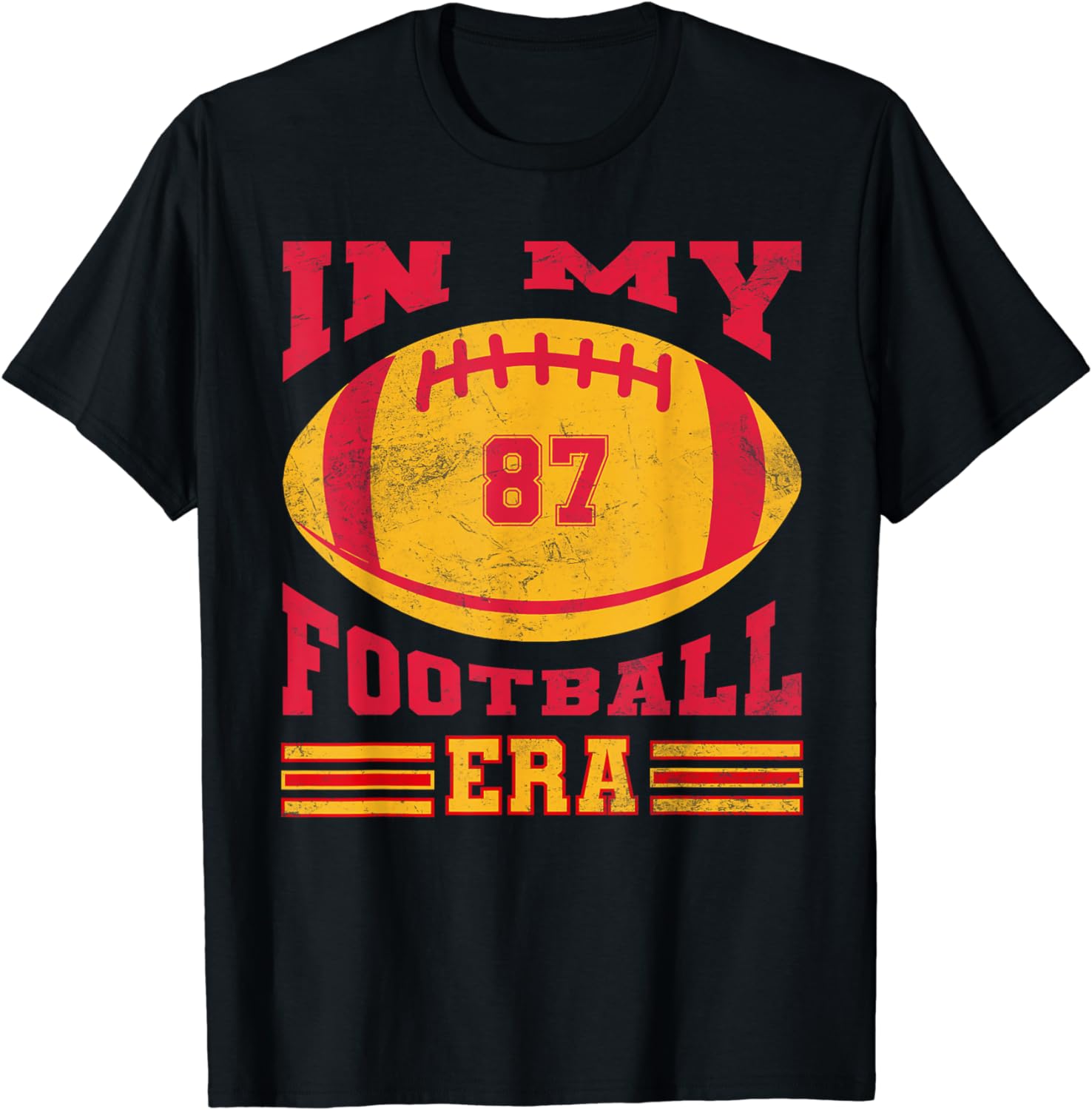 In My Football Era American Football T-Shirt - Buy t-shirt designs