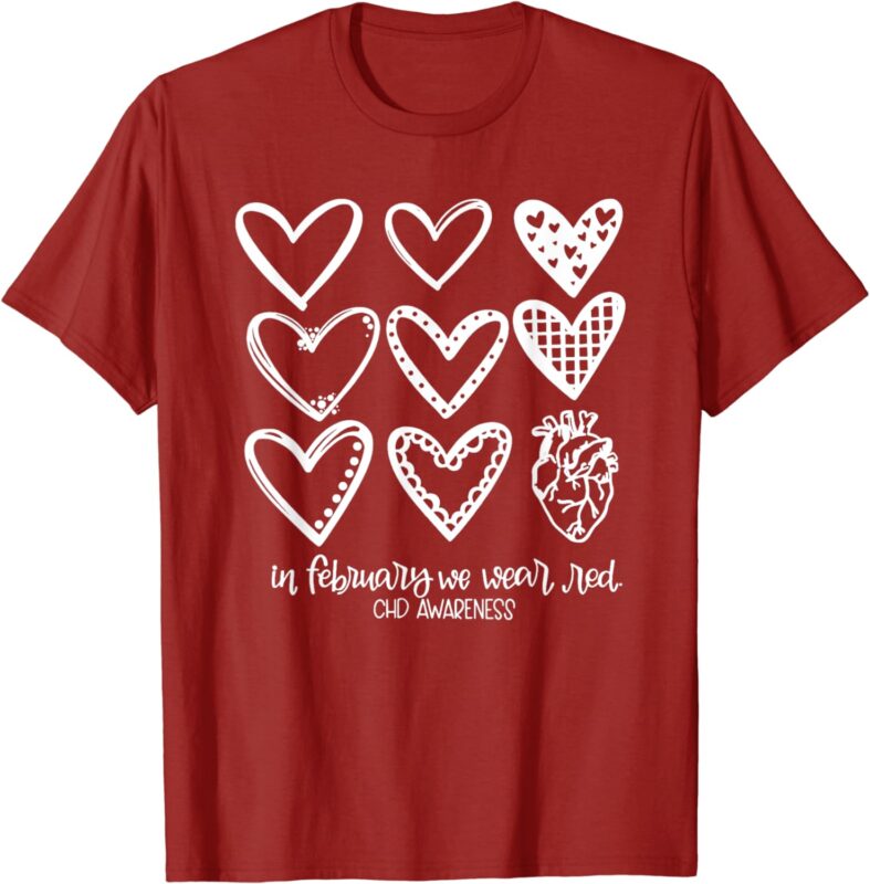 In My Heart Warrior Era Heart Disease Awareness CHD Women T-Shirt