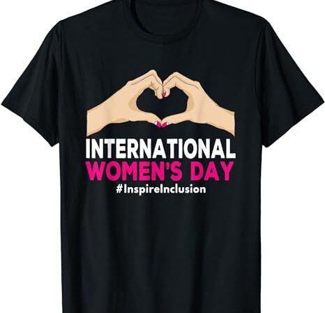 International women’s day 2024 8 march iwd inspire inclusion t-shirt