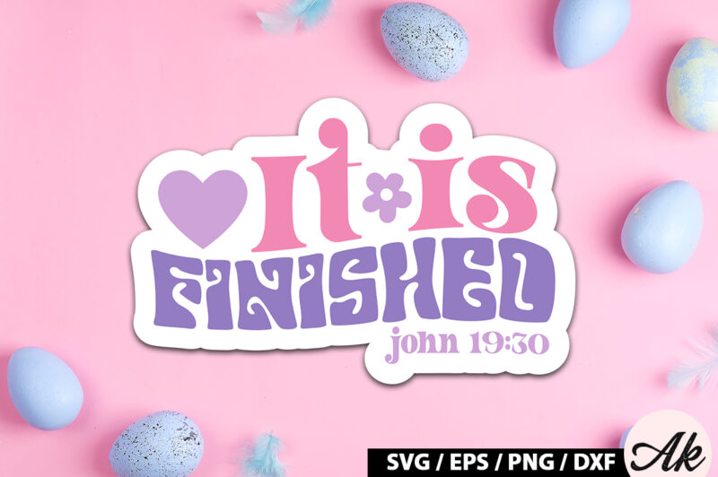 Retro Easter Sticker SVG Bundle