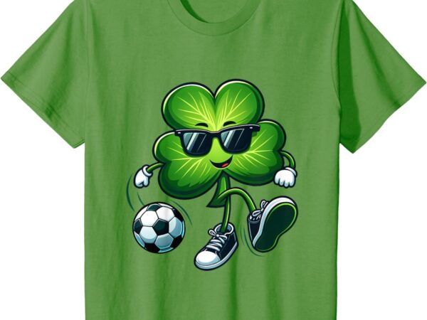 Kids kids boys soccer lovers players st patricks day shamrock tee t-shirt