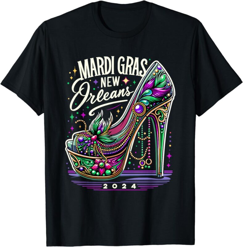 Mardi Gras 2024 Women Girl New Orleans Matching Girls T-Shirt