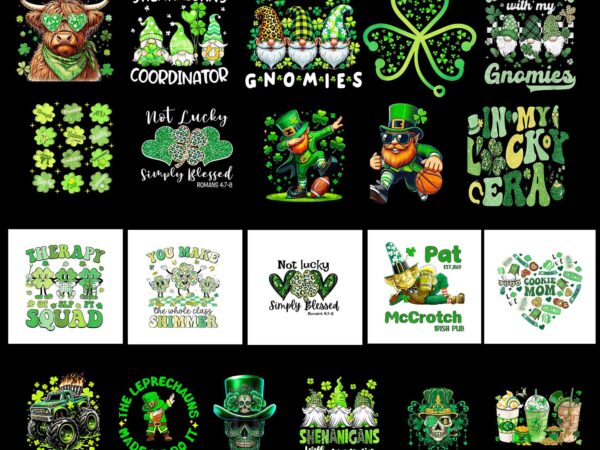 Bundle st patrick’s day png, patrick’s day bundle png, bundle irish png t shirt template