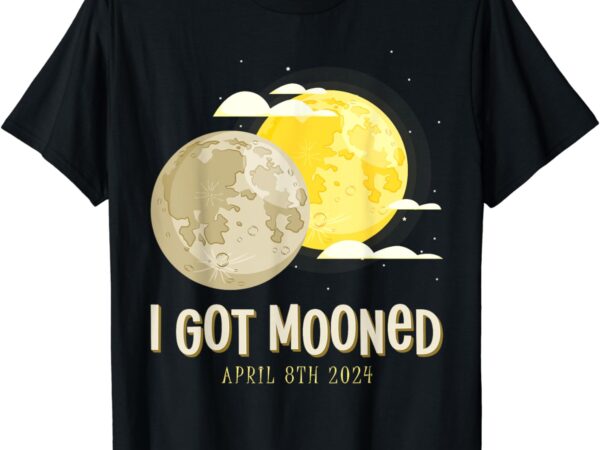 Solar eclipse 2024 t shirt i got mooned total eclipse t-shirt