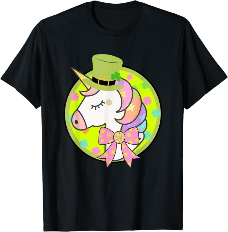 St. Patricks Day Magical Unicorn Shrit T-Shirt