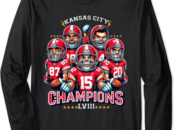 Super bowl champions kansas city chiefs long sleeve t-shirt