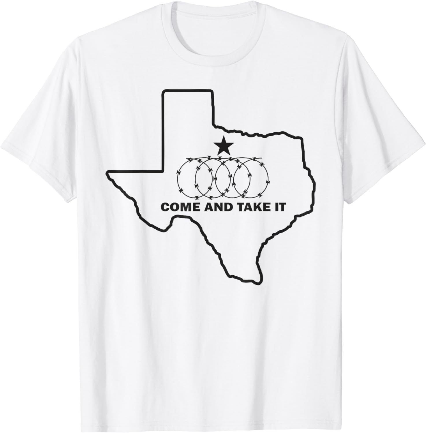 Texas Barbed Wire Come And Take It T Shirt Buy T Shirt Designs