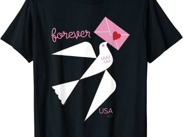 Usps love bird valentine’s day t-shirt