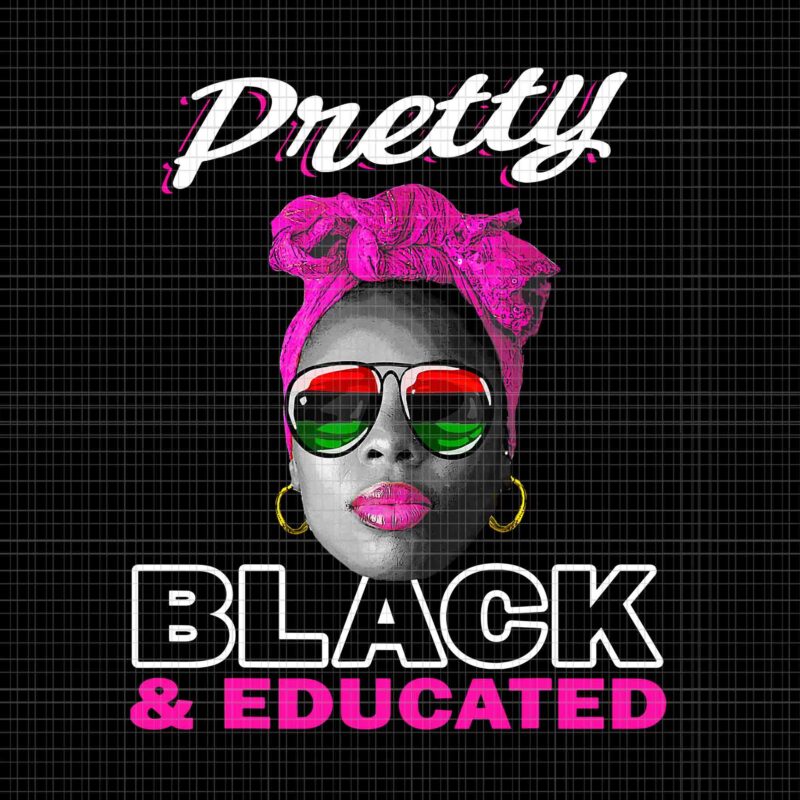 Pretty Black And Educated Png, Black History Girl Png, Pretty Black Girl Png