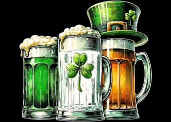 Irish Beer Ireland Flag St Patrick Day Png, Irish Beer Png, Beer Patrick Day Png