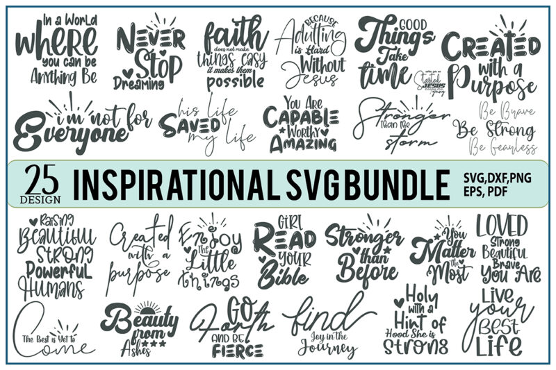 Inspirational SVG Bundle