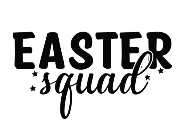 Easter squad svg vector clipart