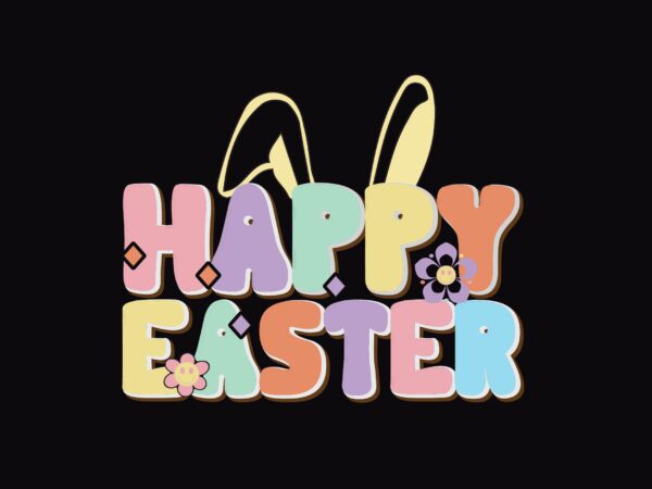 Happy easter graphic t shirt