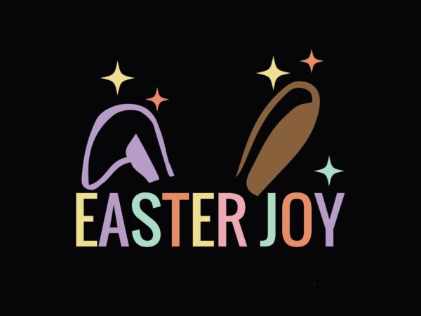 Easter joy vector clipart