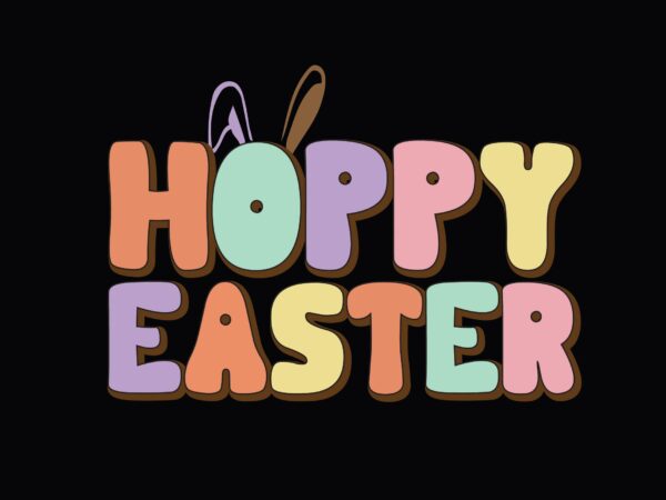 Hoppy easter graphic t shirt