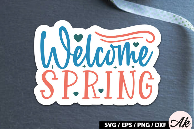 Spring Sticker SVG Bundle