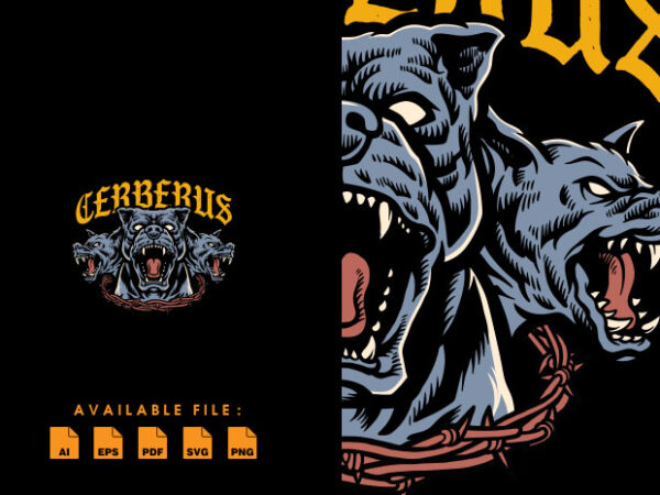 Cerberus t shirt design