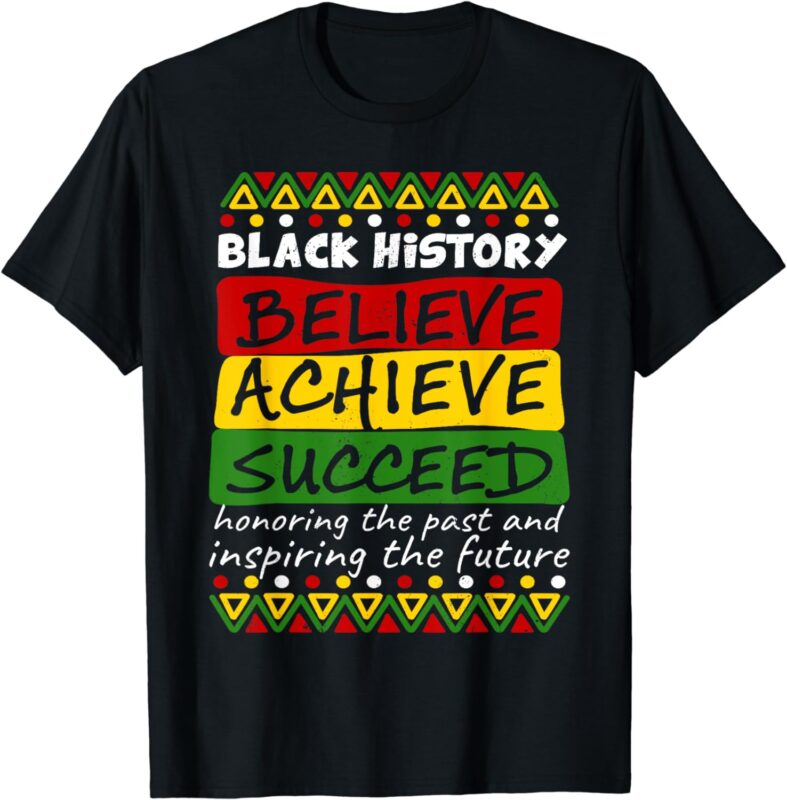 black history month decorations melanin African American T-Shirt