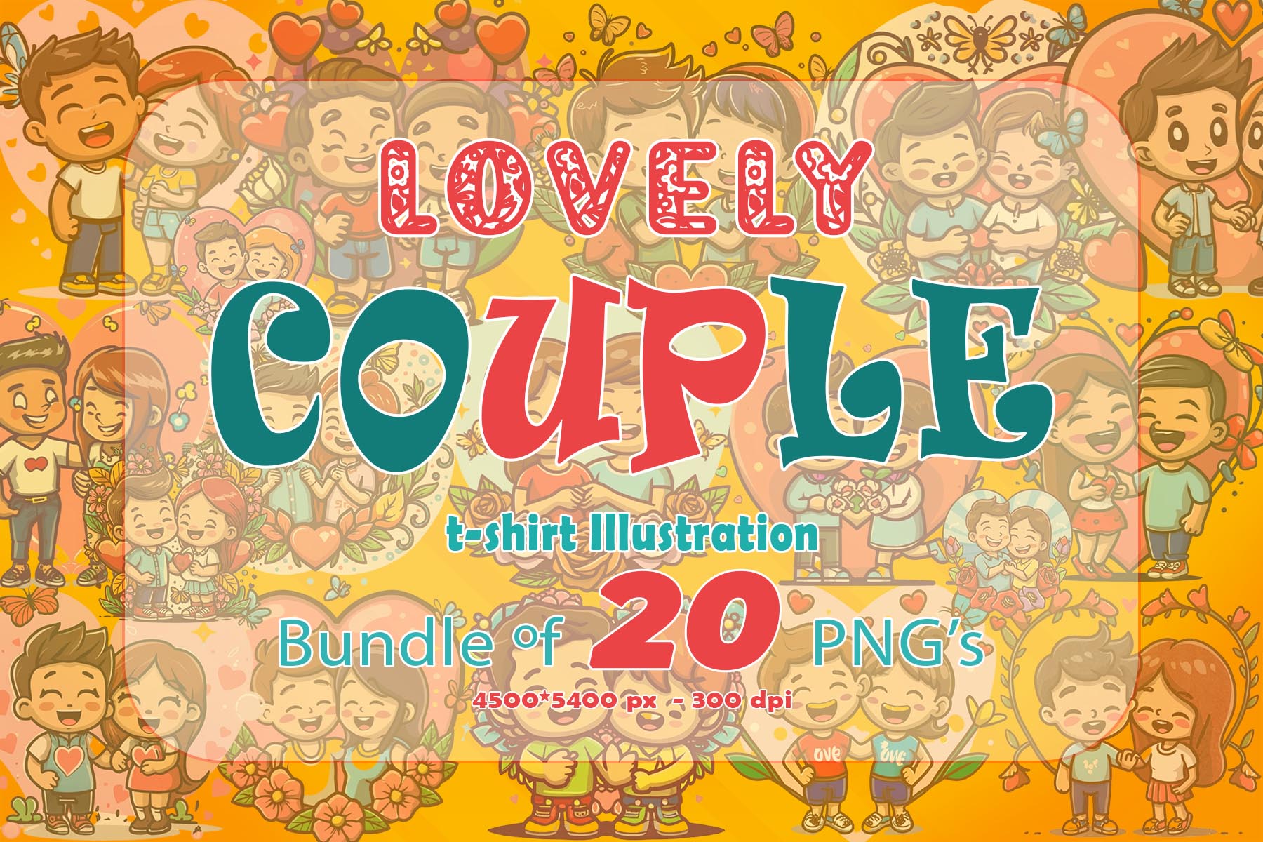 abstract-couple-t-shirt-illustration-t-shirt-design-bundle-buy-t