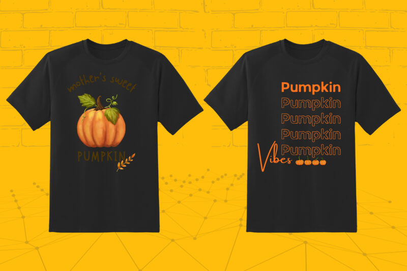 Best Selling T-shirt Illustration 80 in 1 Bundle – Halloween – Pumpkin – Pineapple – Christmas – Q4 Collection for POD Business