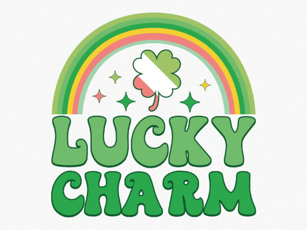 Lucky charm 2 sublimation t shirt vector graphic