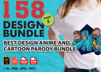158 Best Design Anime and Cartoon Parody Bundle For Commercial Part 5 – 90% off