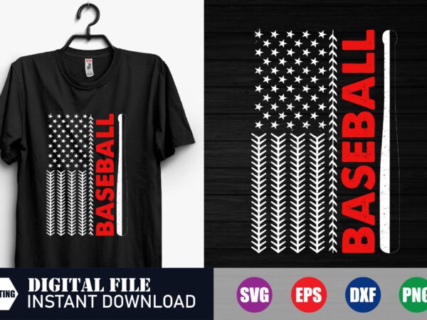 American baseball flag vector, american baseball, baseball svg, baseball t-shirts, usa flag, flag vector, trending design, best seller, svg