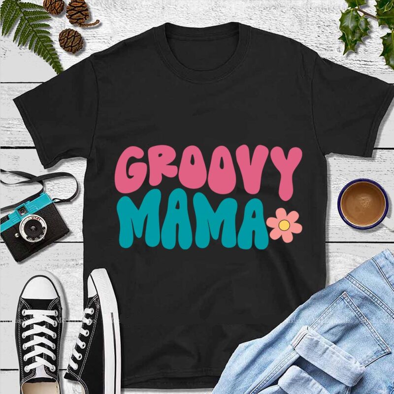 Mother’s Day Png, Mother Png, Groovy Mama Png