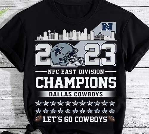 2023 nfc east champions cowboys football lovers design, football design, football png file