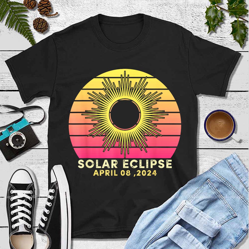 Total Solar Eclipse April 8 2024 Png - Buy t-shirt designs