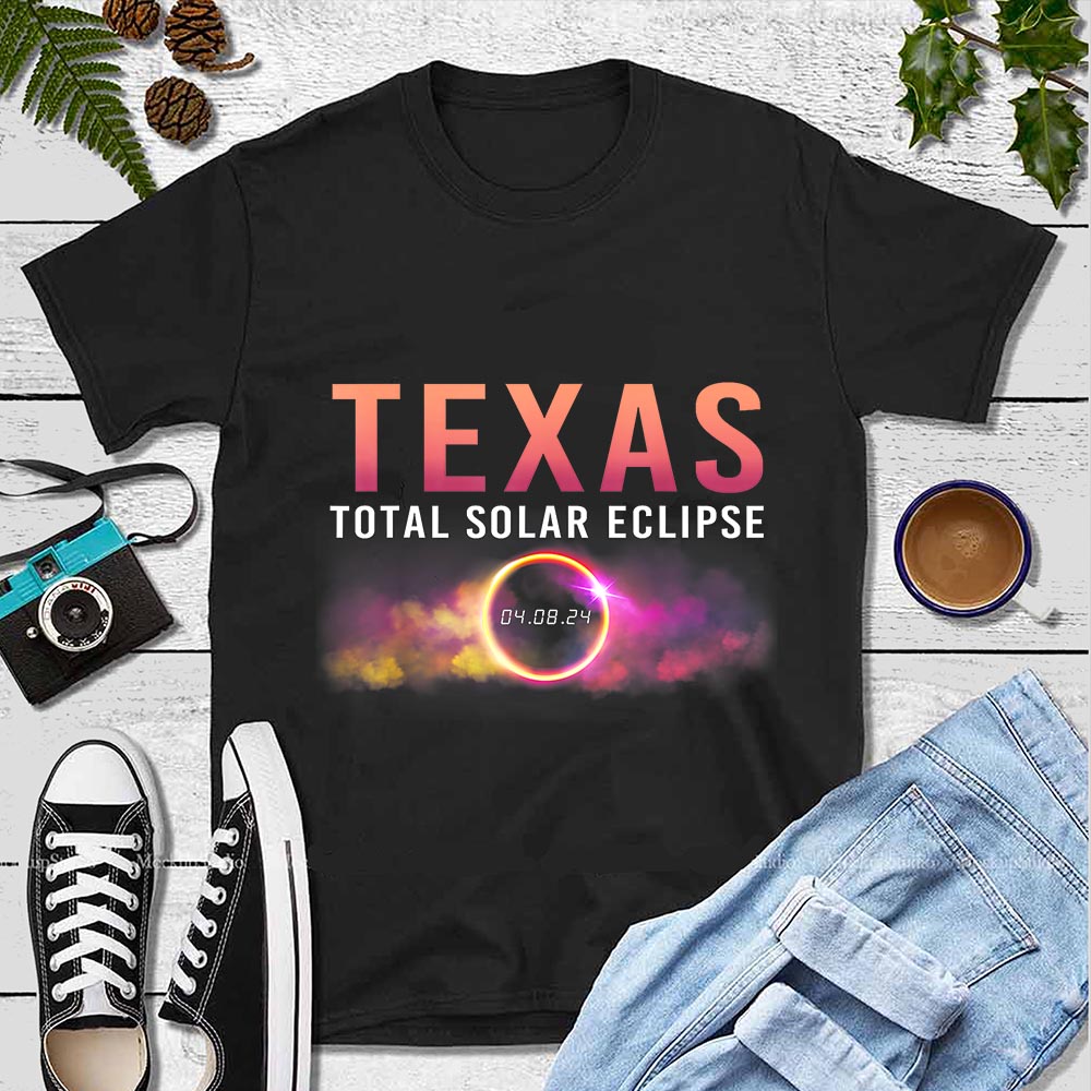 Texas Total Solar Eclipse Png - Buy t-shirt designs