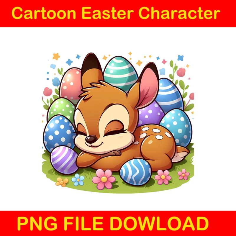 Cartoon easter character png bundle, spring easter png, happy easter day png, superhero easter png, princess easter egg t shirt vector file