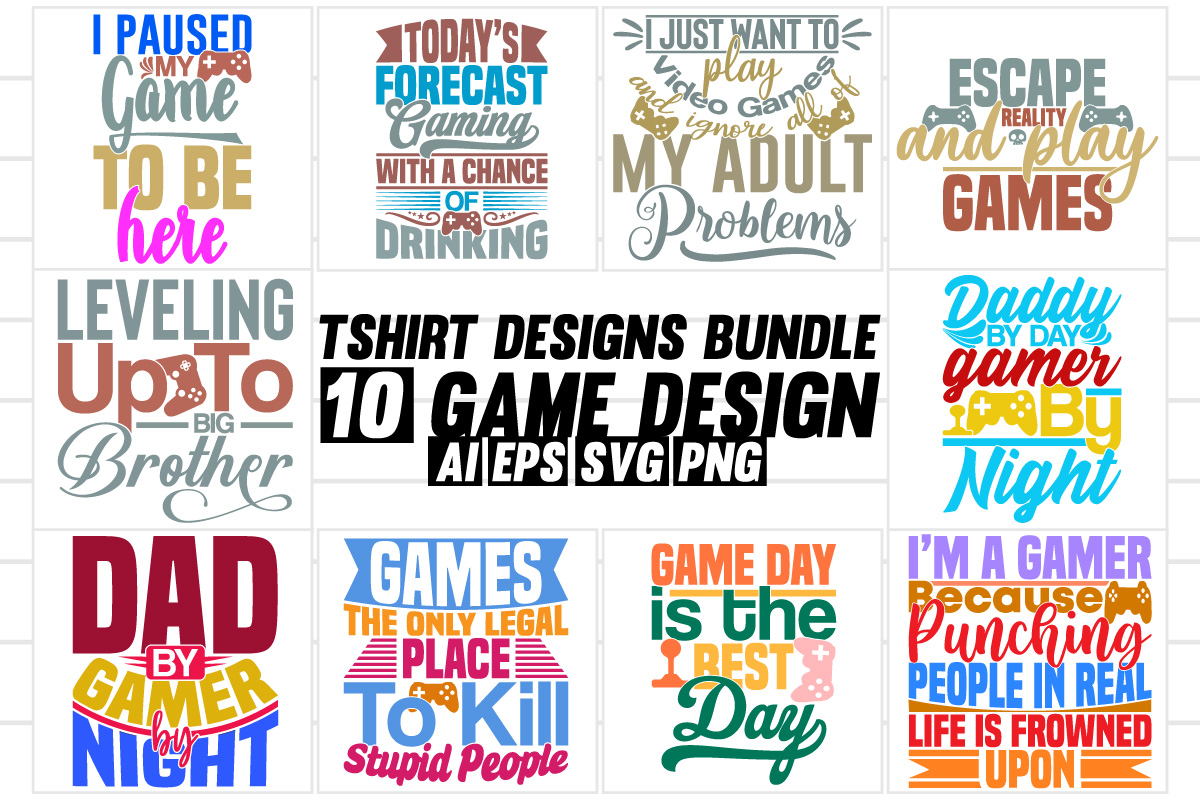 gaming symbol retro design, gaming games vintage text style design ...