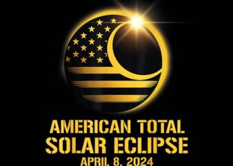 American Total Solar Eclipse April 08 2024, Total Solar Eclipse t shirt vector