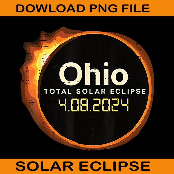 Ohio Total Solar Eclipse 4 08 2024 Png