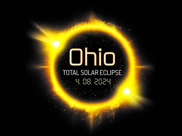 Ohio total solar eclipse 4 08 2024 png, hio 4 08 2024 png t shirt design online