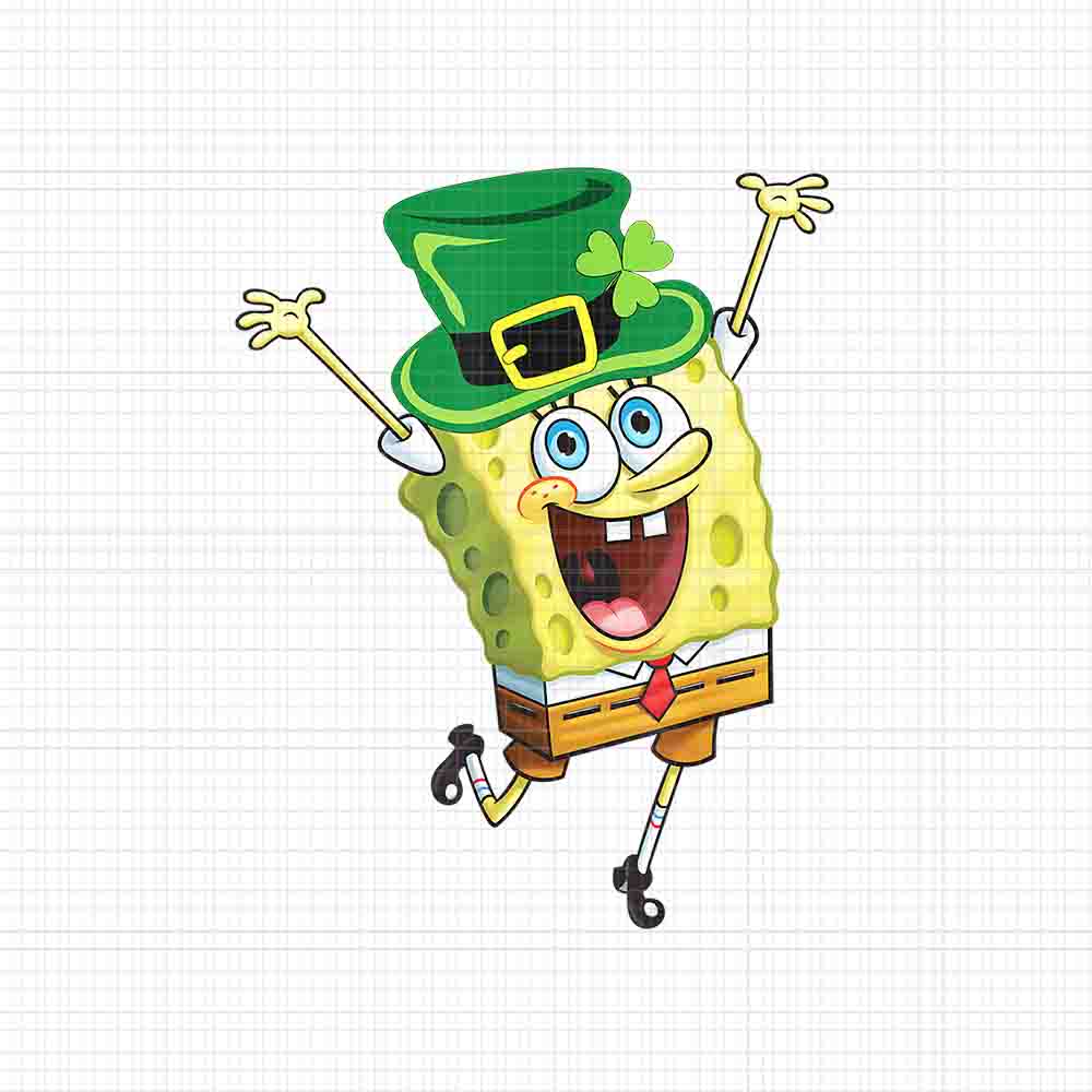 spongebob st patricks day shirt