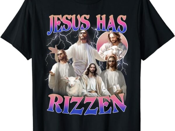 Jesus has rizzen he is risen easter day christian vector clipart