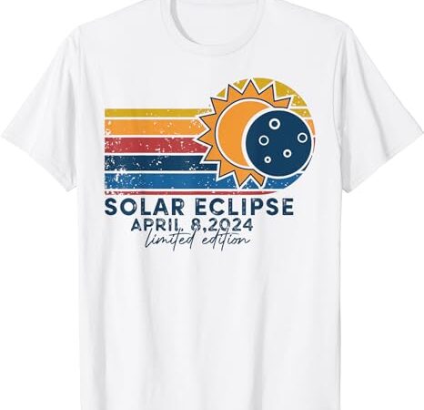 Limited edition solar eclipse total eclipse april 8 2024 t-shirt